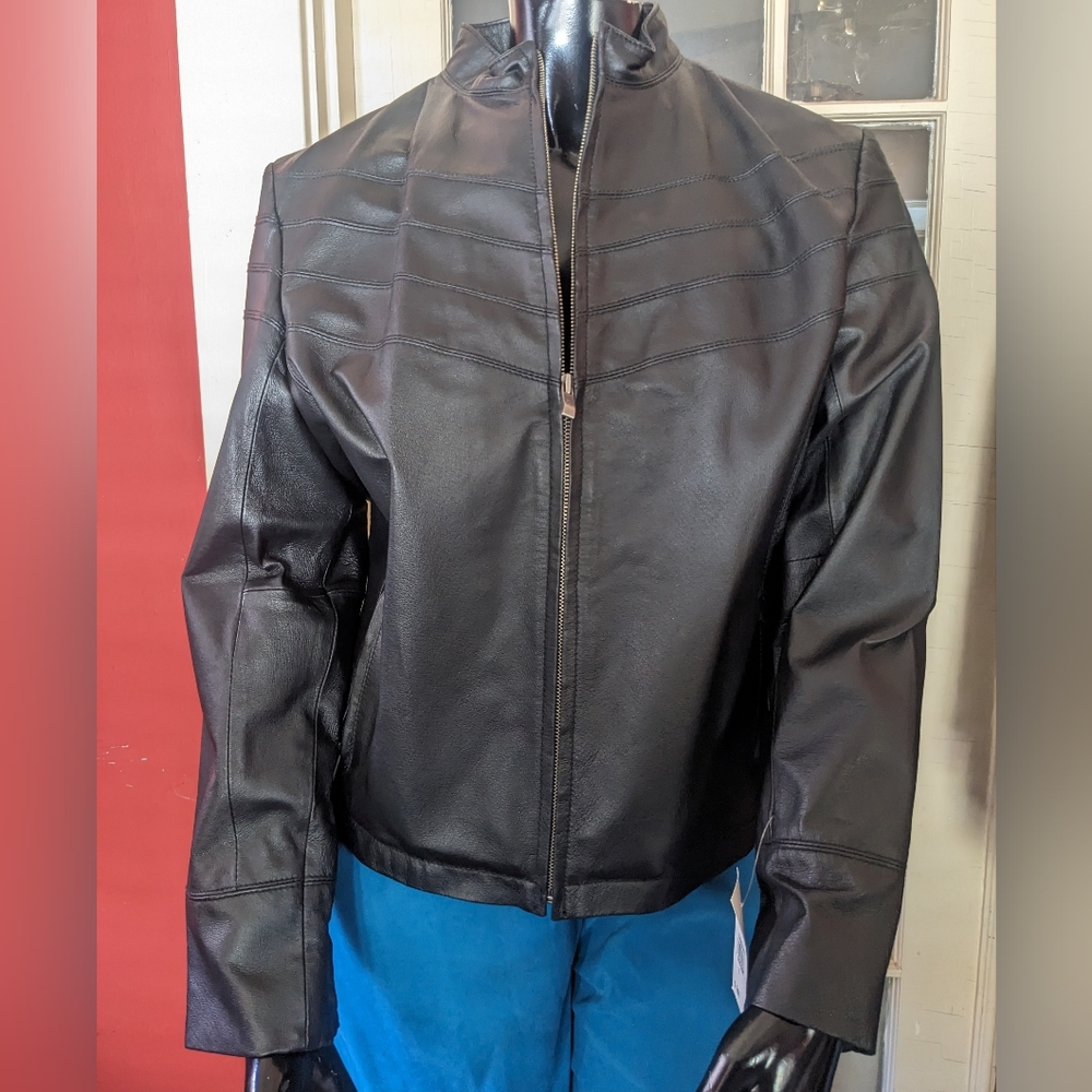 Wilson's Leather Street Legal cafe racer jacket nwt